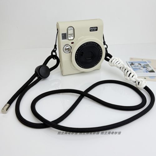 富士拍立得mini90保护壳相机硅胶保护套收纳包防磕斜挎挂绳背带