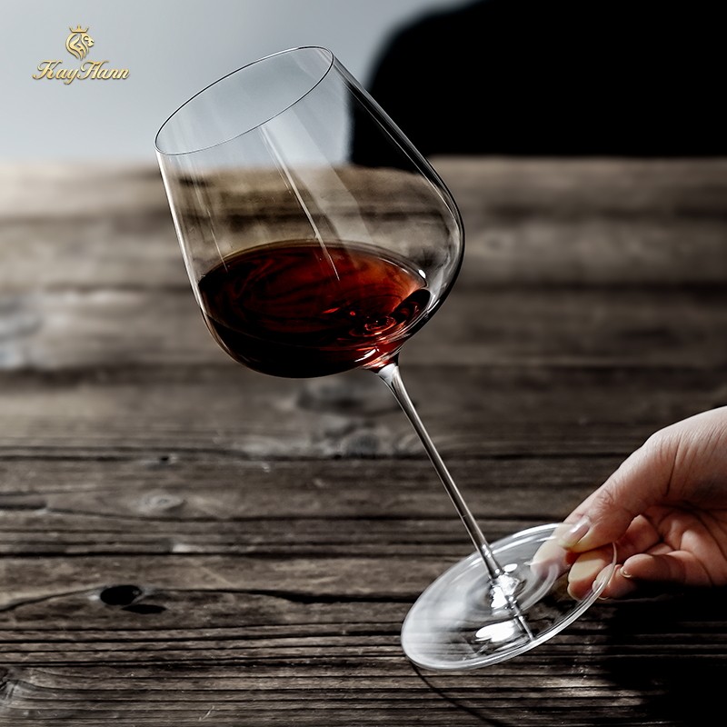 keyhuan/镜 水晶手工红酒杯高挑细杆白葡萄酒杯高脚杯子家用酒具