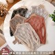 网纱上衣性感秋内搭小衫 2026春新款 长袖 女洋气修身 高档蕾丝打底衫