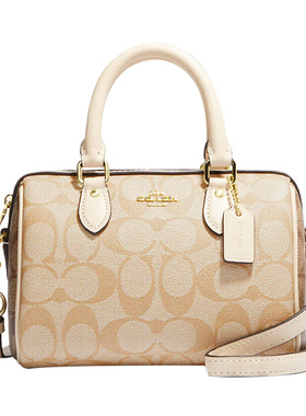 COACH 蔻驰女士波士顿桶包手拎包斜挎包