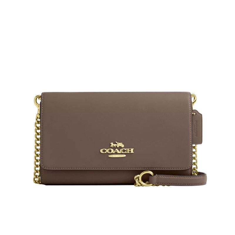 COACH蔻驰 Flap Clutch Crossbody 女士链条斜挎包