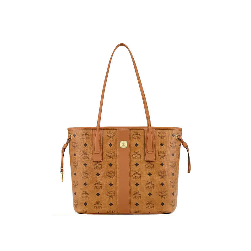 MCM【早春新品】 经典老花满印双面可用 单肩包手提包子母包 小号