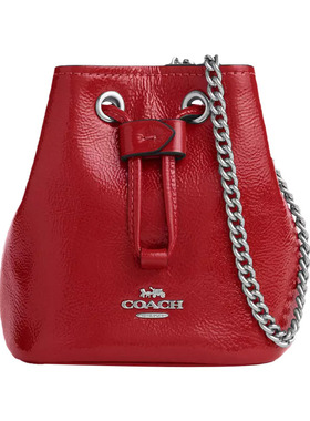 COACH/蔻驰Drawstring Wristlet 女士手拎包迷你水桶包