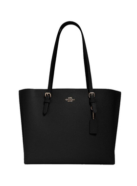 【COACH 蔻驰】 MOLLIE TOTE 条纹帆布小号托特包