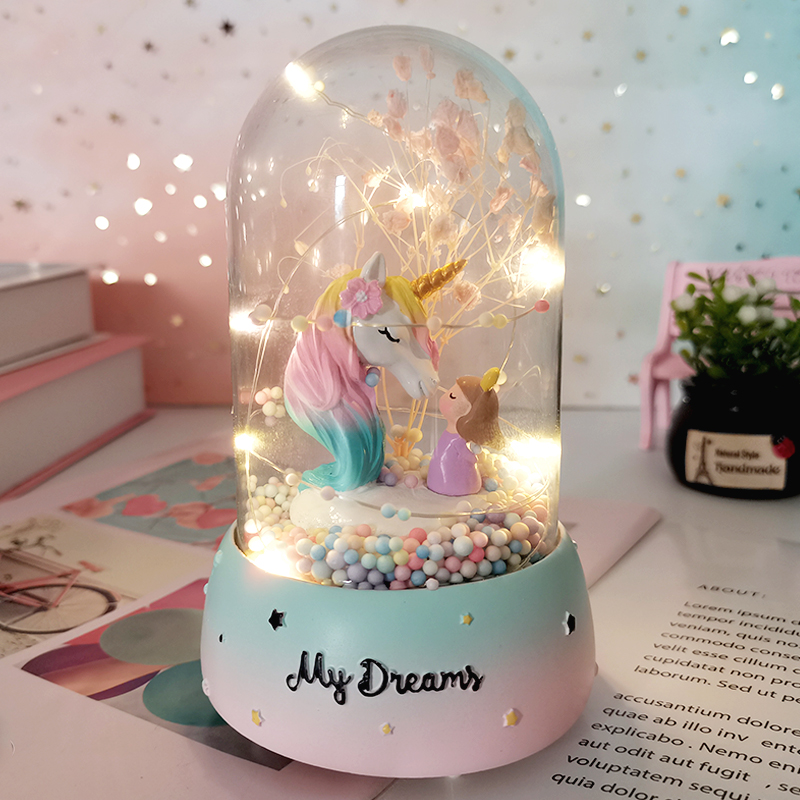 独角兽音乐盒八音盒礼物圣诞