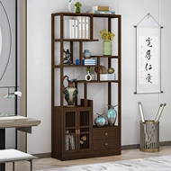 Tủ trà Trung Quốc giá tủ lưu trữ Phòng khách nhiều tầng phòng trà trà giá bánh trà bộ trà giá trưng bày giá cổ Duobao Pavilion bàn trà mặt kính