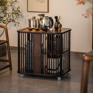 Di Động Trà Phòng Khách Hộ Gia Đình Nhỏ Bàn Trà Ấm Siêu Tốc Tích Hợp Nhỏ Bàn Trà Gỗ Chắc Chắn Ban Công Bàn Trà khay Trà bàn nhựa trà chanh