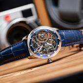 欧宝罗OBLVLO陀飞轮男士 机械表镂空手表送男友生日礼物立体陀飞轮