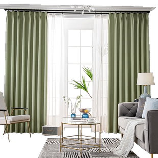 遮光隔热窗帘卧室2025新款飘窗客厅阳台轻奢简约加厚遮阳防晒特价