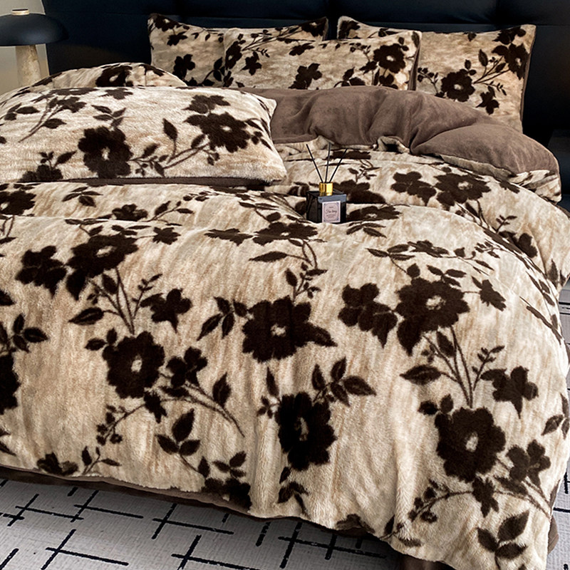 轻奢美拉德加绒牛奶绒四件套