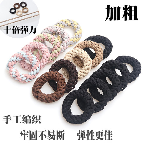 高弹手工麻花在多头发都可以扎