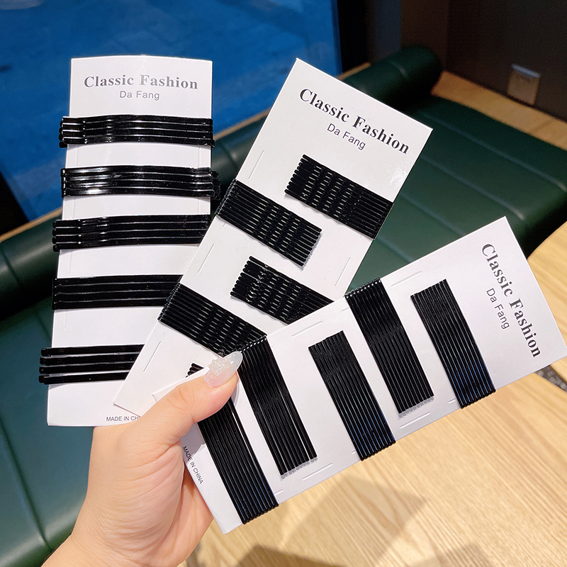 黑色发夹头饰少女固定刘海