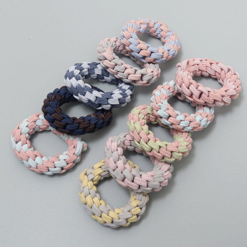 高弹力耐用皮筋女扎头绳编织发圈新款皮套女头绳网红加粗发绳头饰,饰品/流行首饰/时尚饰品新,发饰,淘宝优惠券,粉丝福利购,淘宝优惠卷