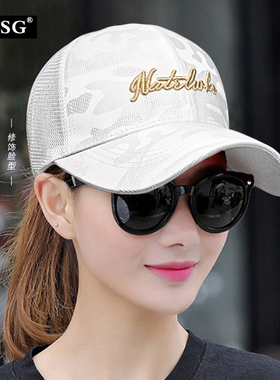 帽子女夏季棒球帽女韩版潮显脸小鸭舌帽女小众潮牌街头防晒遮阳帽
