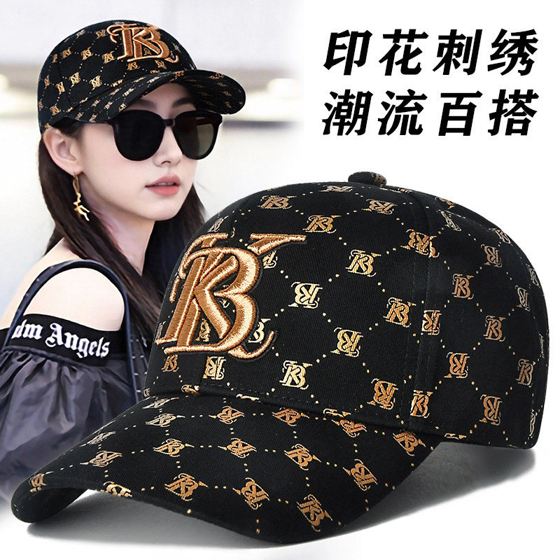 印花棒球帽女新款帽子女四季款韩版潮时尚百搭显脸小潮牌鸭舌帽女,服饰配件/皮带/帽子/围巾,帽子,淘宝优惠券,粉丝福利购,淘宝优惠卷