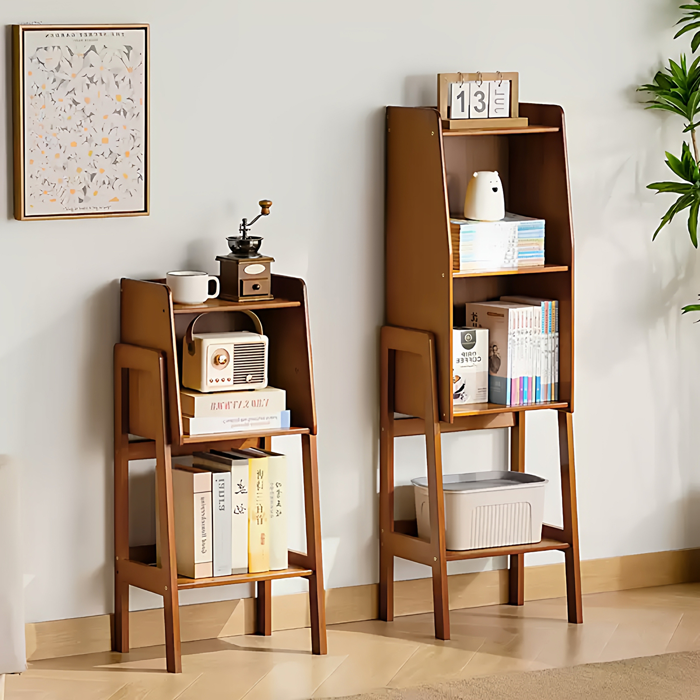 小书架落地置物架多层展示柜