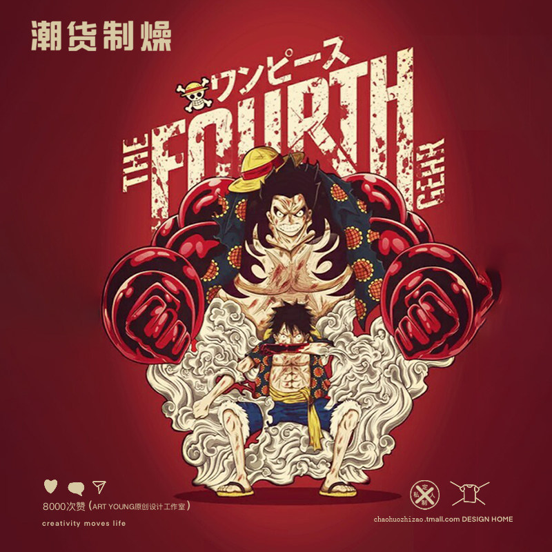 日系海贼王路飞2档艾斯萨博衣服航海王动漫儿童短袖周边t恤男半袖