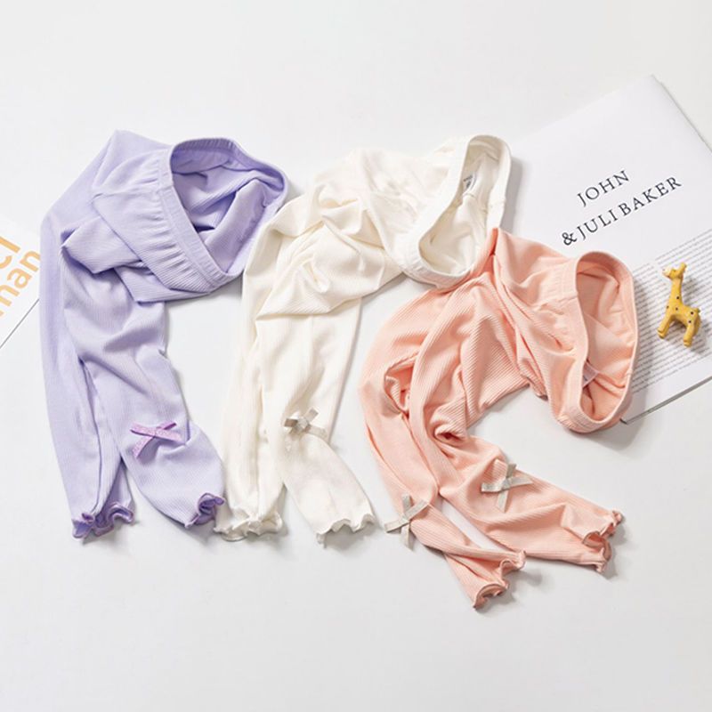 女童打底裤春夏薄款冰丝宝宝裤子防蚊裤大童打底裤韩版裙子修身裤