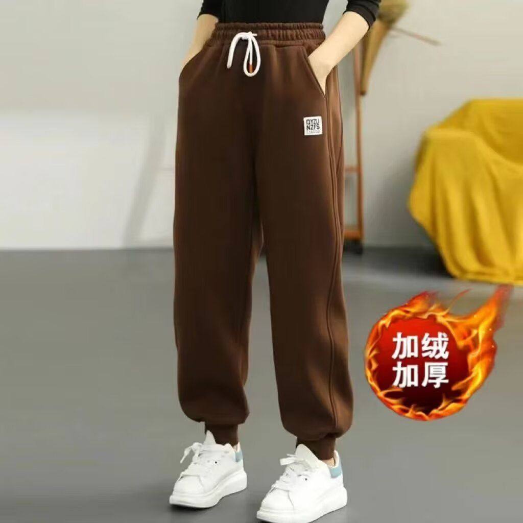 女童裤子秋冬季加绒新款儿童女孩运动裤春秋大童秋装休闲卫裤,女装/女士精品,卫裤,淘宝优惠券,粉丝福利购,淘宝优惠卷