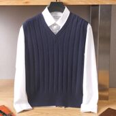 大码 秋冬新款 选 马甲坎肩加厚冬季 毛衣针织衫 男士 羊毛衫