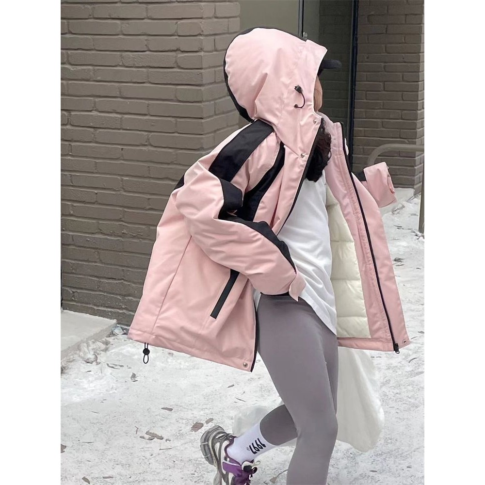 2025反季特价女童冲锋衣外套羽绒服男中大童防水防风撞色连帽夹克,女装/女士精品,羽绒服,淘宝优惠券,粉丝福利购,淘宝优惠卷