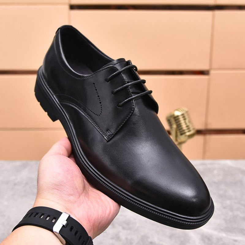 真皮英伦男鞋伴郎新郎商务正装头层牛皮软底西装休闲皮鞋男结婚鞋