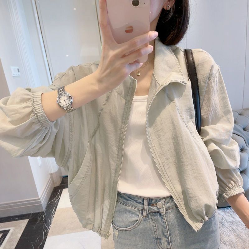 防晒衣女2025夏季新款慵懒风法式休闲时尚轻薄透气防晒衣短外套女