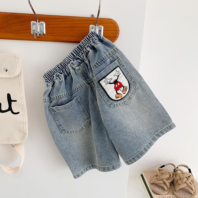 儿童牛仔短裤夏季2025新款男童帅气休闲百搭中裤小男孩五分裤潮酷