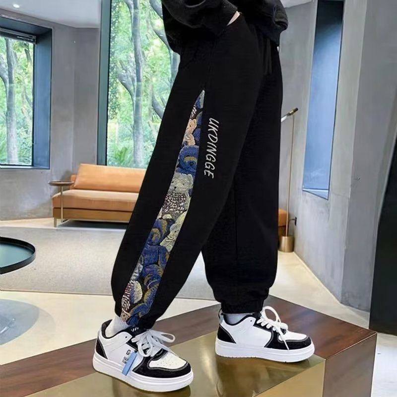 男童裤子春秋款新款中大童运动裤春季儿童休闲洋气长卫裤童装,童装/婴儿装/亲子装,儿童运动裤,淘宝优惠券,粉丝福利购,淘宝优惠卷