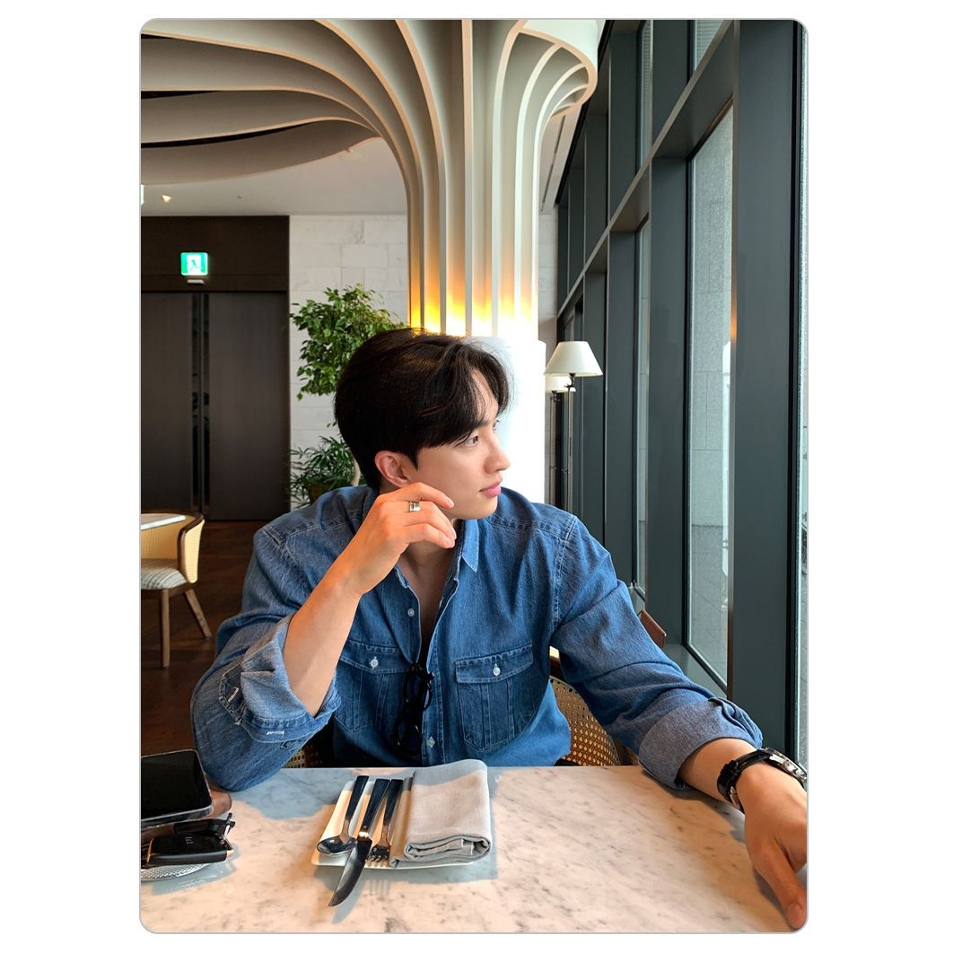 衬衫工装牛仔长袖男韩系轻熟风高级感穿搭衬衣英伦雅痞男装上衣潮