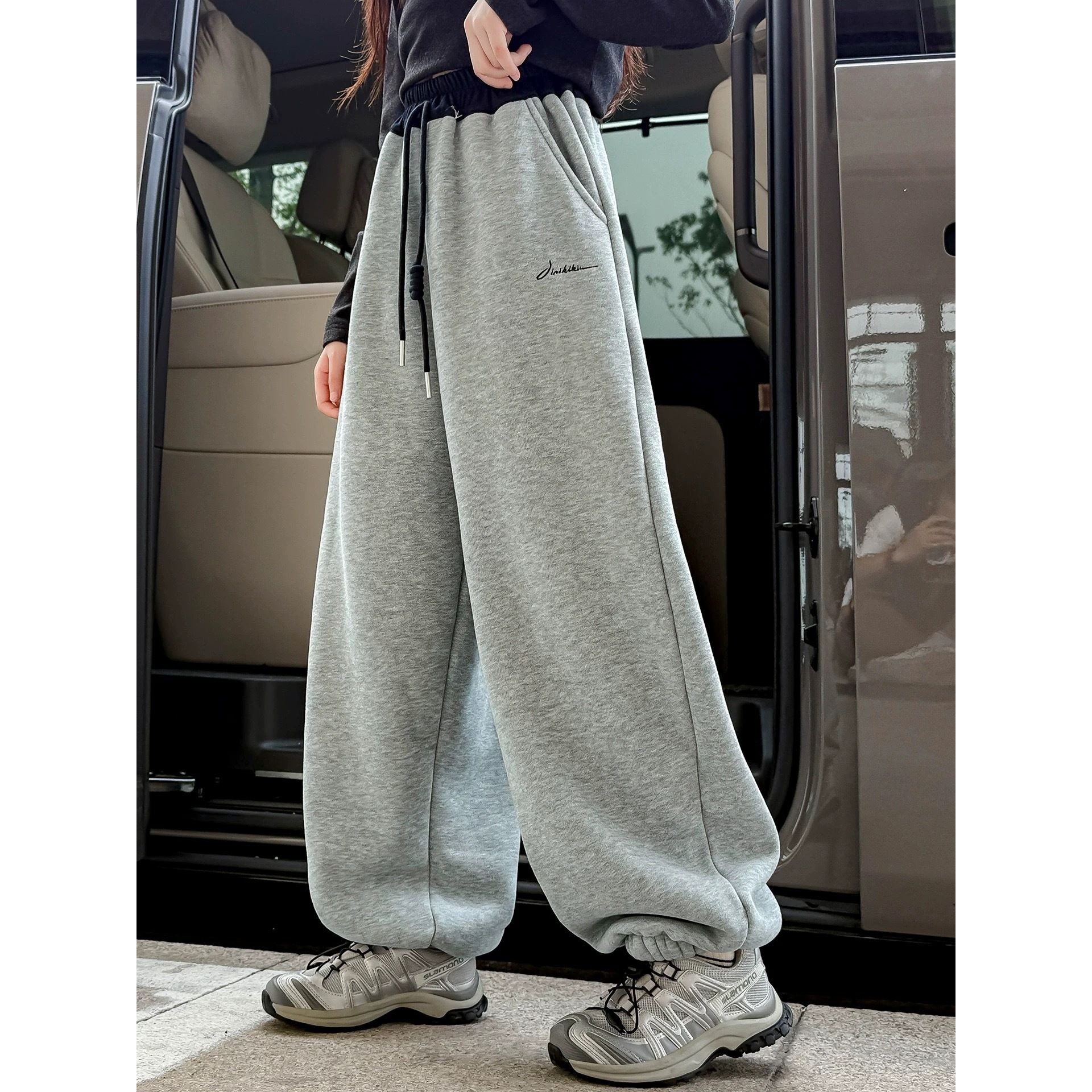 女童加绒运动裤秋冬2025新款儿童超好看卫裤女大童加厚一体绒裤子,女装/女士精品,卫裤,淘宝优惠券,粉丝福利购,淘宝优惠卷