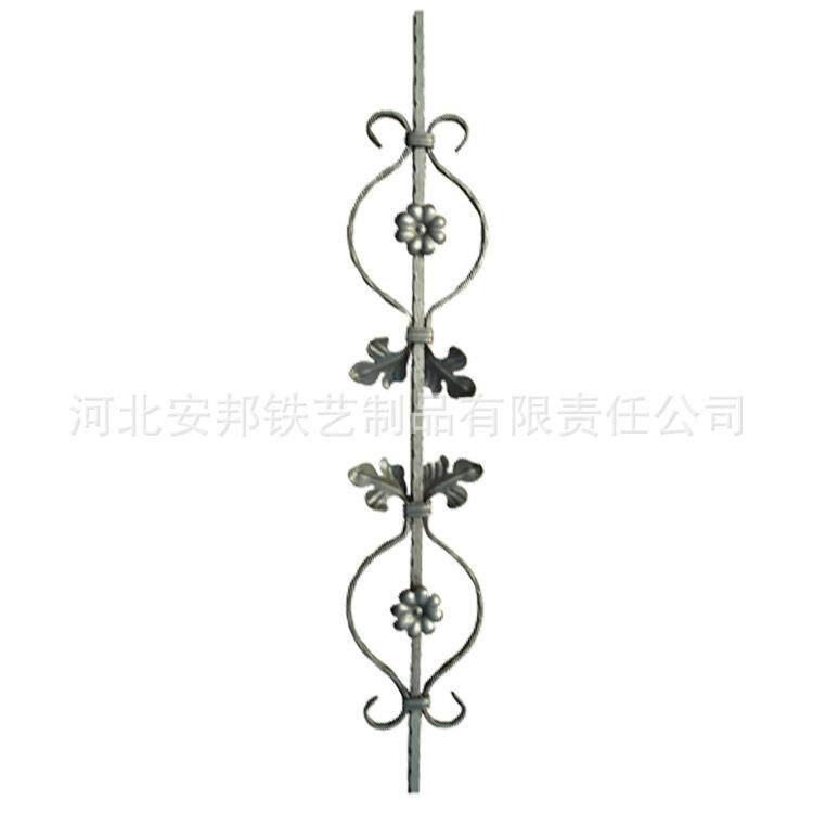 户外小区围栏铁艺立杆  铁艺大门焊接配件