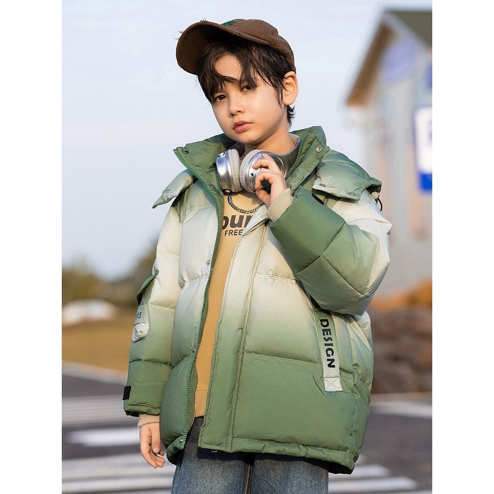 儿童羽绒服中大童2025新款渐变韩版男童中长款洋气加厚保暖外套,童装/婴儿装/亲子装,羽绒服,淘宝优惠券,粉丝福利购,淘宝优惠卷
