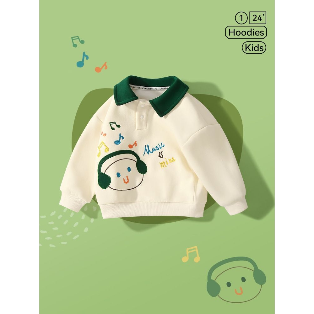 春秋款宝宝卫衣女童上衣儿童春装婴儿衣服男童婴幼儿帅气潮服童装