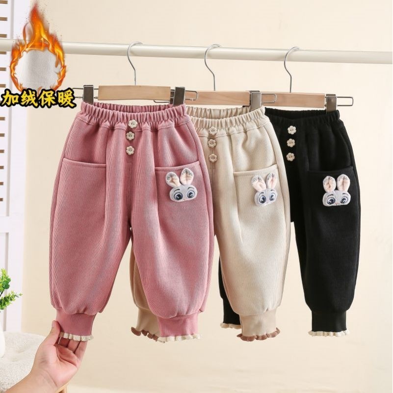 女宝宝秋冬季加绒裤子新款儿童冬天一体绒卫裤小童薄绒休闲裤保暖,女装/女士精品,卫裤,淘宝优惠券,粉丝福利购,淘宝优惠卷