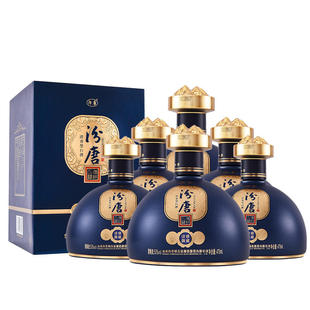 6瓶礼盒装 山西杏花纯粮食清香型白酒整箱475ml 汾唐53度清雅御藏