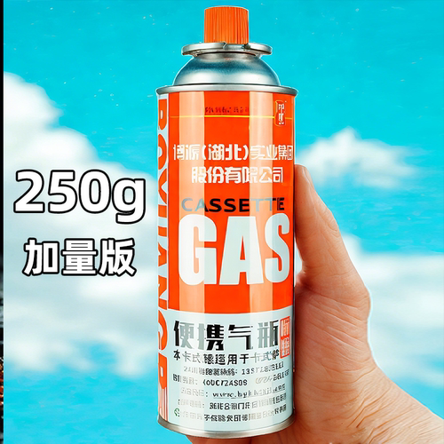 卡式炉气罐野营户外GAS丁烷长气罐250g克燃气罐喷枪卡磁炉火炙