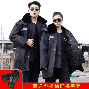 新款军大衣男冬季加厚东北作训棉大衣劳保棉袄保安保暖防寒棉服女