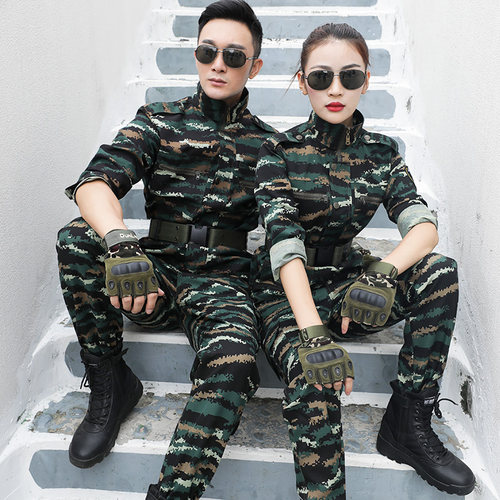 2025新款耐磨透气迷彩服套装