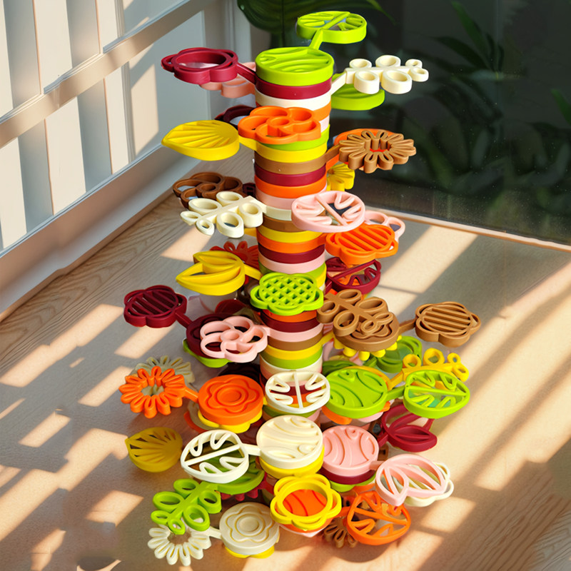 专注力思维训练玩具 叠叠乐树儿童益智玩具 启蒙早教平衡积木拼搭,玩具/童车/益智/积木/模型,游戏叠叠乐,淘宝优惠券,粉丝福利购,淘宝优惠卷