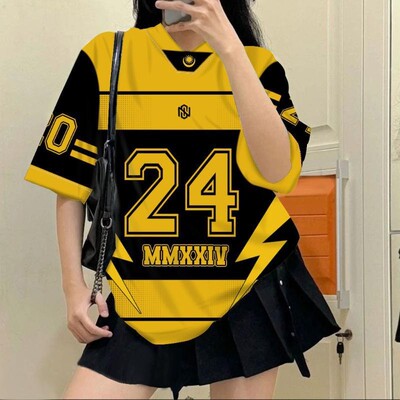 美式复古字母印花短袖T恤