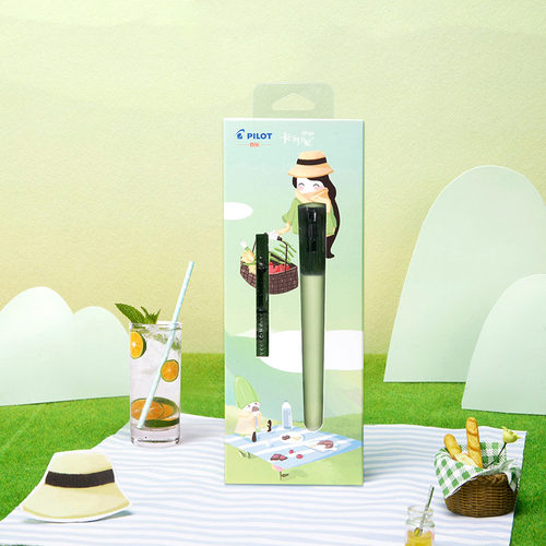 日本百乐卡利贵妃钢笔奶茶限定