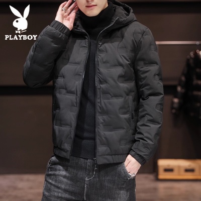 花花公子2025年新款秋冬季保暖棉衣男士外套冬装羽绒棉服面包棉袄