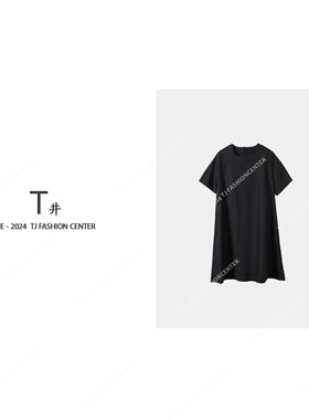 T井姐妹【小蜜蜂】休闲时尚百搭夏季宽松连衣裙LYQ2023126