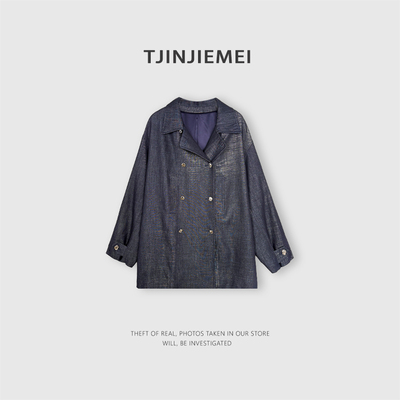 T井姐妹【蓝调】设计感牛仔外套早春新款WT2602-TJ676