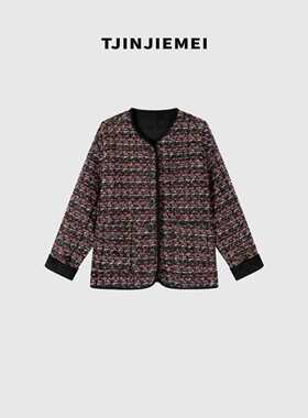 T井姐妹【海棠醉】设计轻奢精致小香风高订气质外套WT2509-F7230