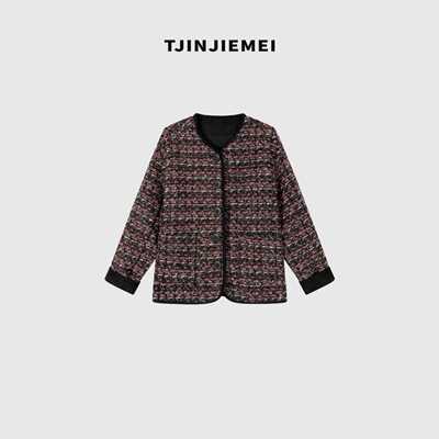 T井姐妹【海棠醉】设计轻奢精致小香风高订气质外套WT2509-F7230