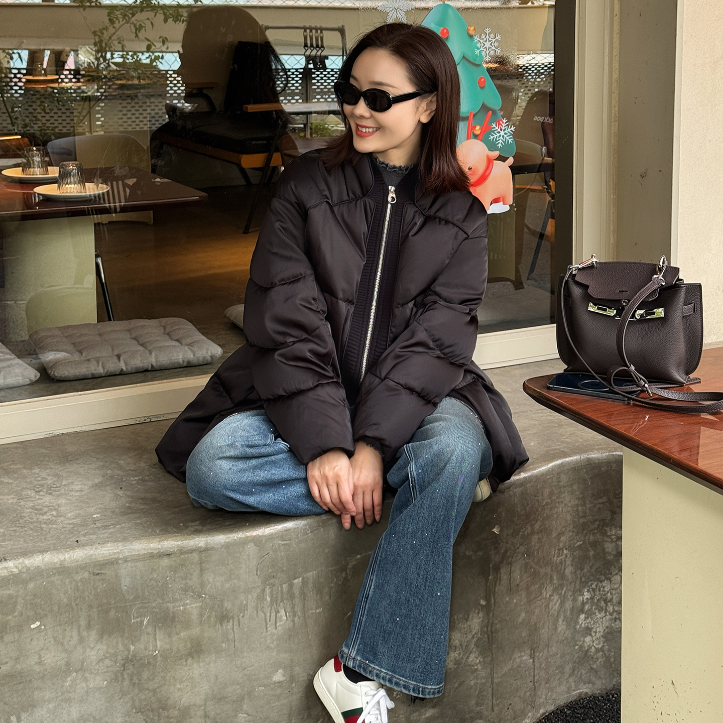 T井姐妹【锁温舱】设计感针织鹅绒服YRF2511-TJ606