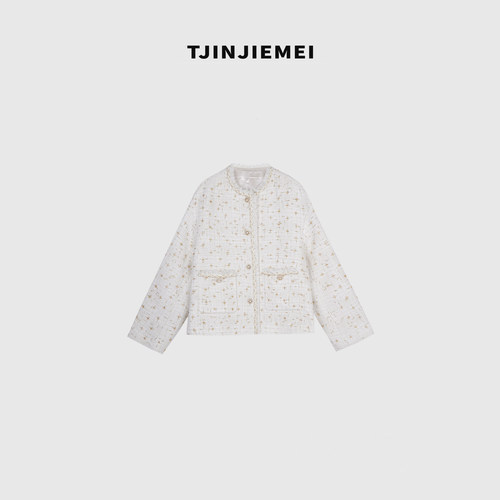T井姐妹【璀璨】设计感轻奢精致小香风套头外套WT2607-TJ958