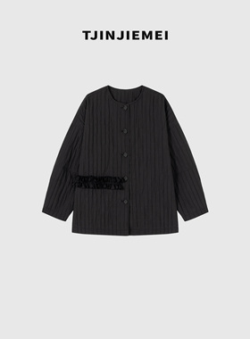 T井姐妹【身轻燕】新款设计时尚休闲百搭褶皱感外套MF2509-TJ500